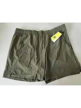 All in Motion Olive Green Woven Unlined Shorts Men Size XL